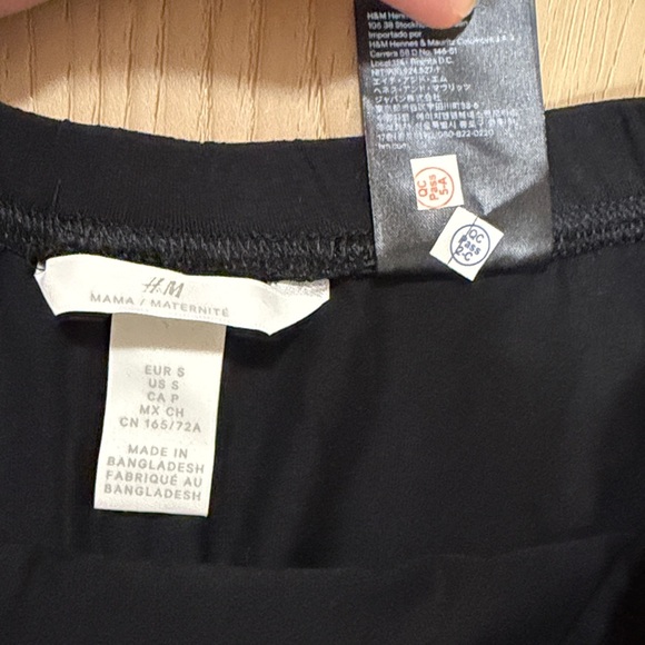 H&M Mama Lightweight Maternity Pencil Skirt, Black, sz S - Picture 5 of 10